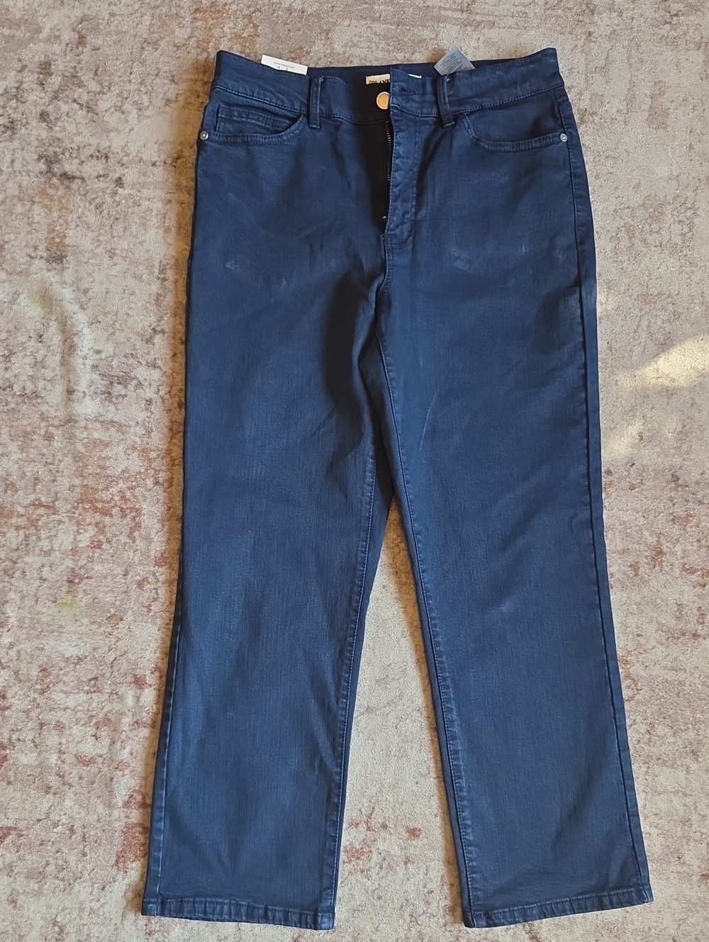 Blank NYC Women's Dark Blue Straight Jeans
